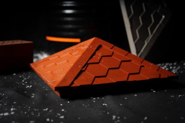 Колпак Zking Эверест Красный на столб 1.5х1.5 кирпича (390х390мм) в Заводоуковске фото