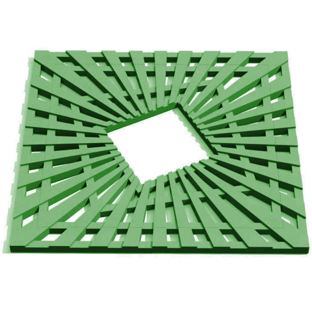 Приствольная решетка для дерева ZKING ATMOSPHERE 1.2х1.2м Зеленая Заводоуковск фото