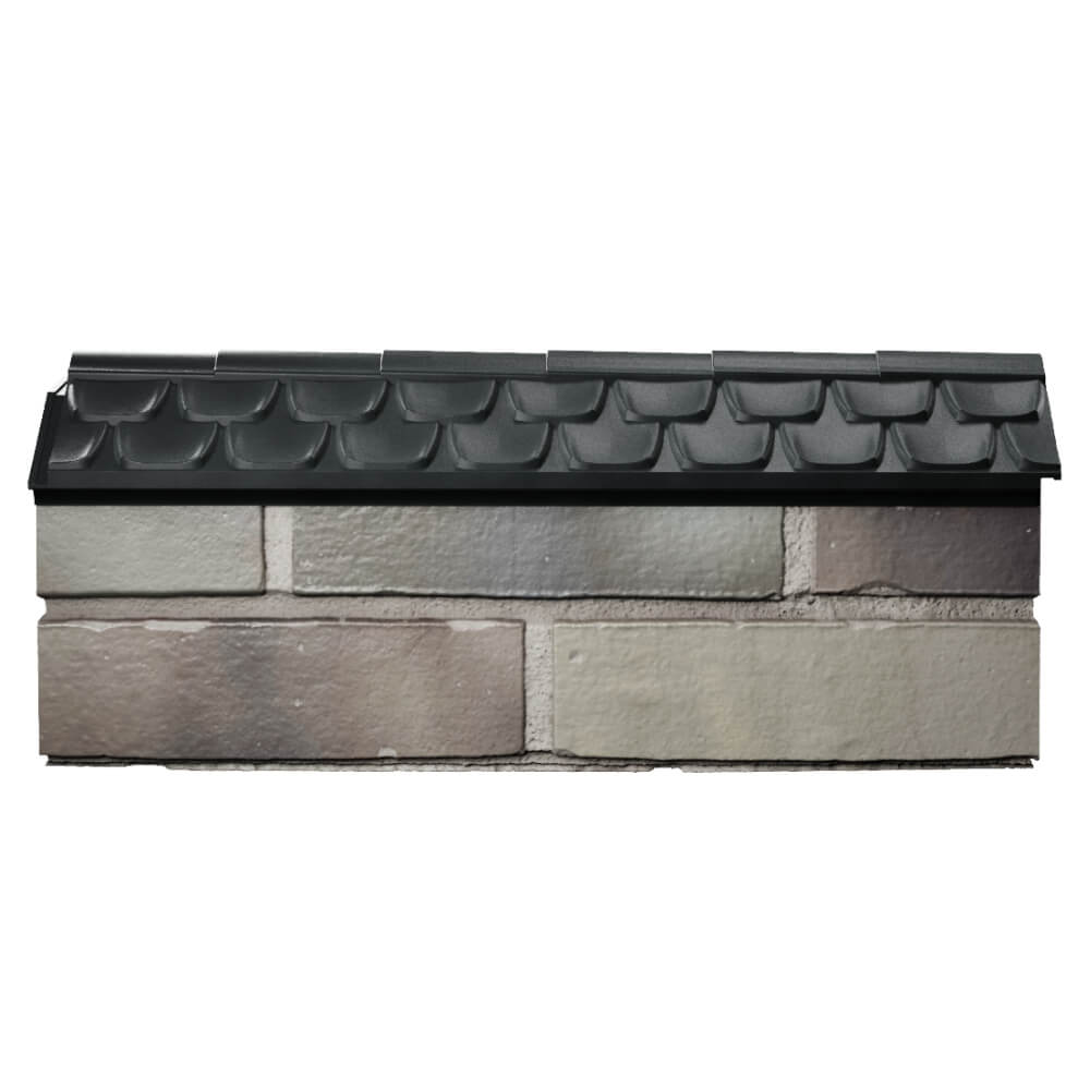 Парапет Zking Эльбрус Черный с посадкой на 0.5 кирпича (130мм) в Заводоуковске фото
