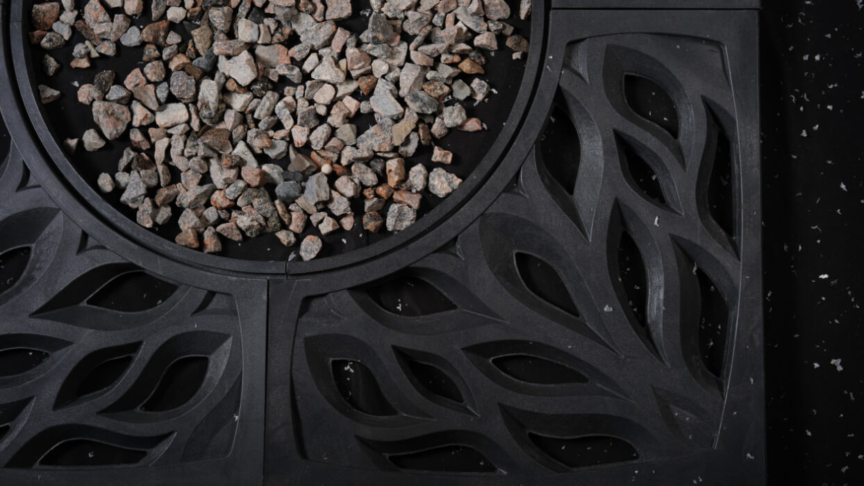 Приствольная решетка для дерева ZKING CRUST 1.2х1.2м Черная в Заводоуковске фото